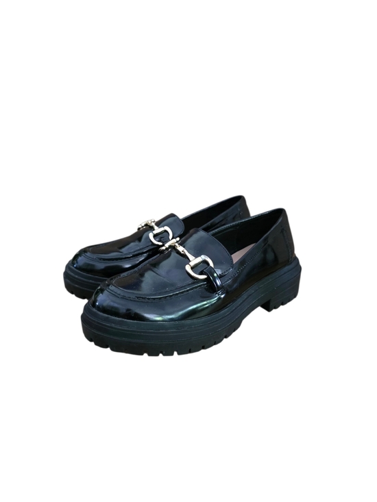 Alfani Shoes - Alfani Black Patent Lug Sole Loafers 5